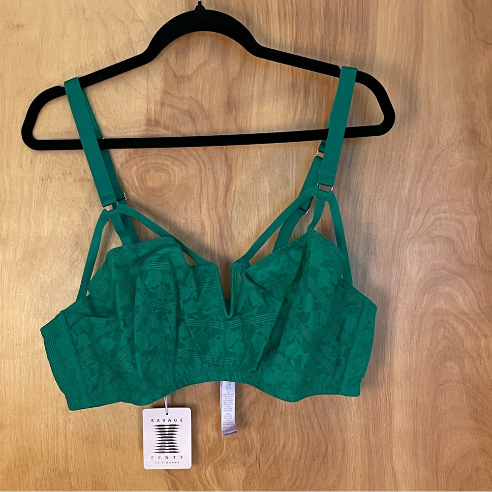 NWT Savage X Fenty lace strappy bralette 3X